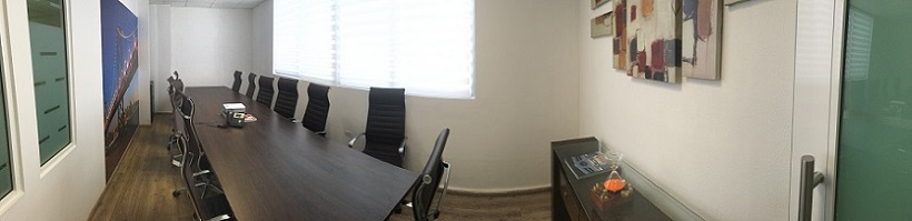 sala de juntas de oficina virtual alfao oficina equipada